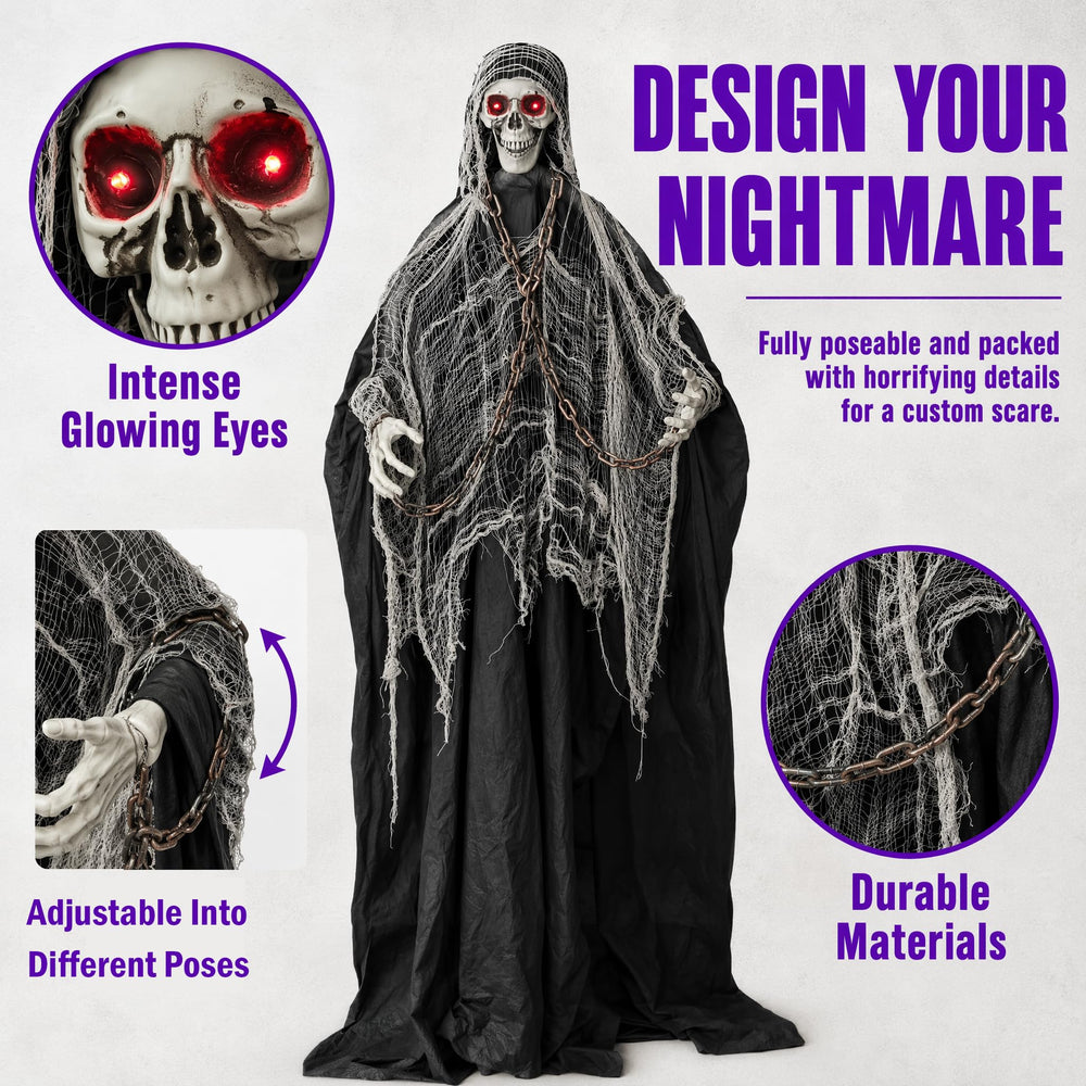 LANGXUN Skeleton Ghost with sound activation feature