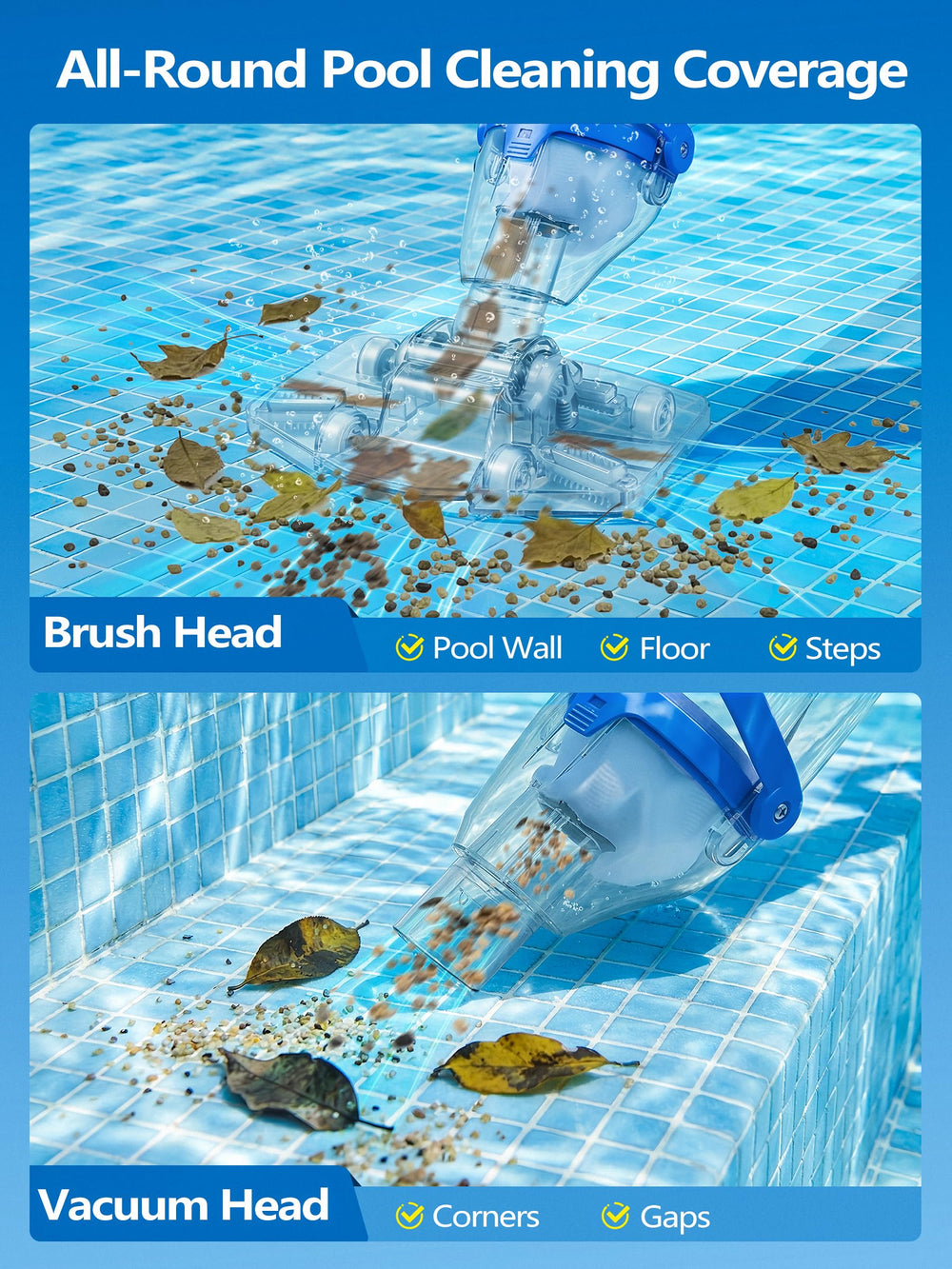 LanOcean Cordless Pool Vacuum packaging details