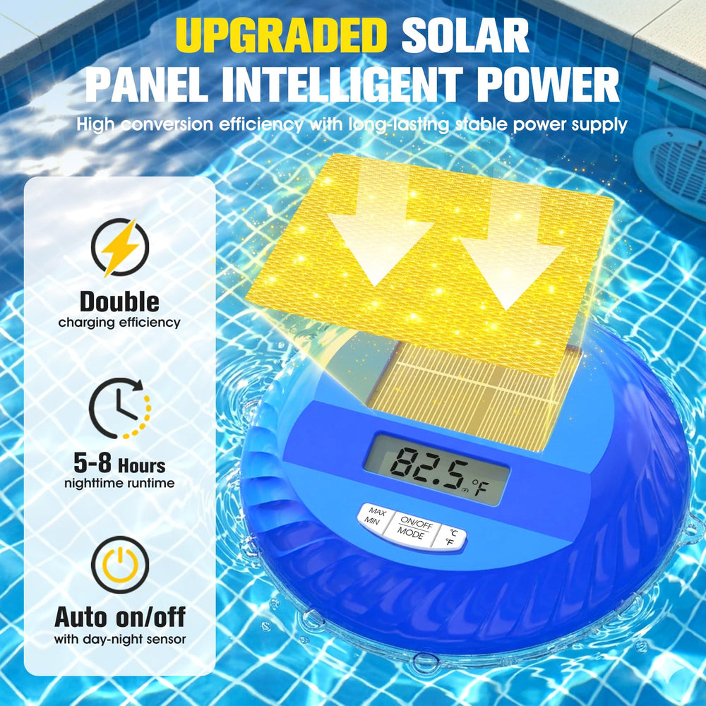 LanPool Solar Floating Pool Light side view