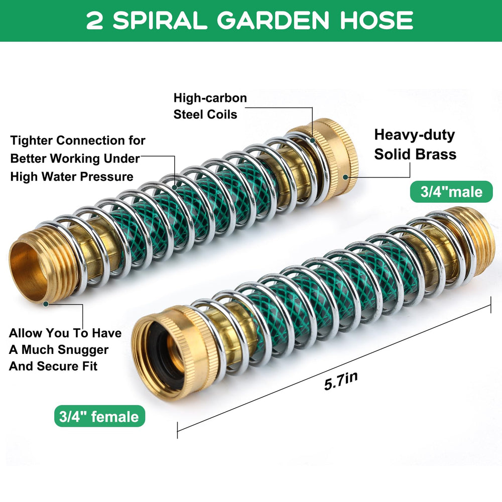 LANPOWAE Hose Splitter 2 Way with rubber washers and PTFE tape