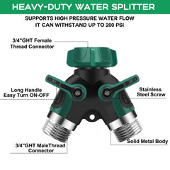 LANPOWAE hose splitter with sealing gaskets and tape