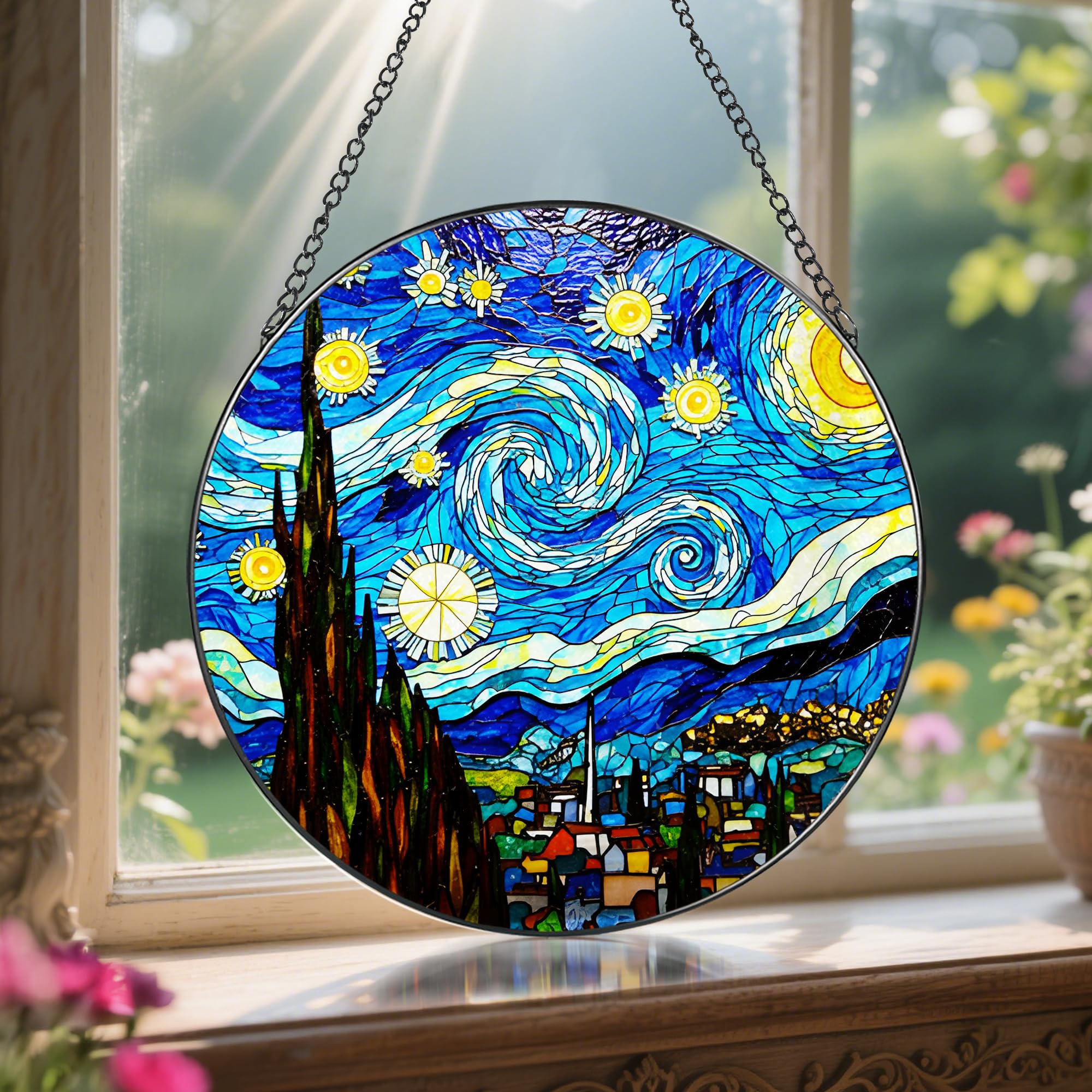 LAOWEIKI Starry Night sun catcher packaging