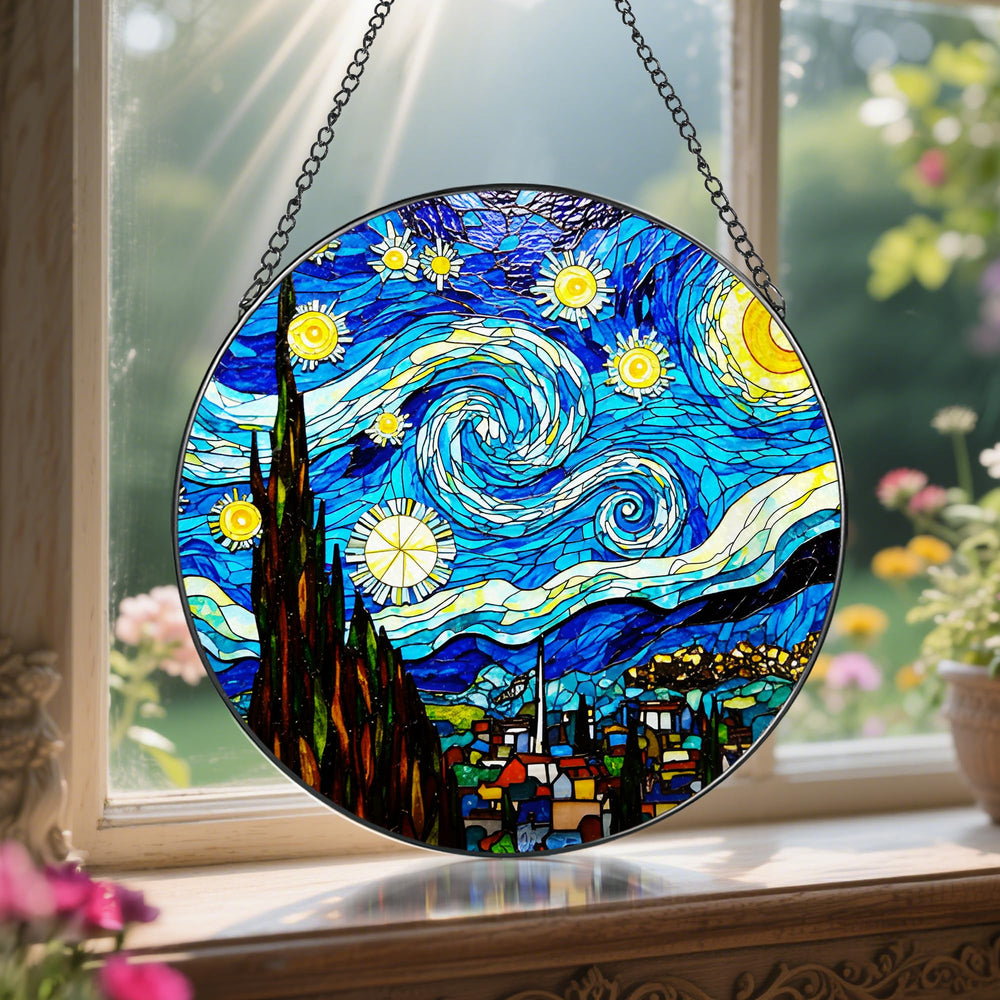 LAOWEIKI Starry Night sun catcher packaging