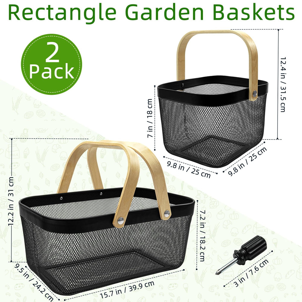 Large Cheardia picnic basket dimensions 15.7" L x 9.5" W x 7.2" H