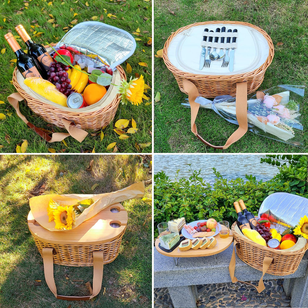 Large insulated cooler bag for picnic