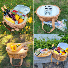 Large insulated cooler bag for picnic