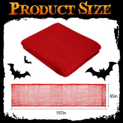 Large piece of RunNico creepy cloth draped over furniture