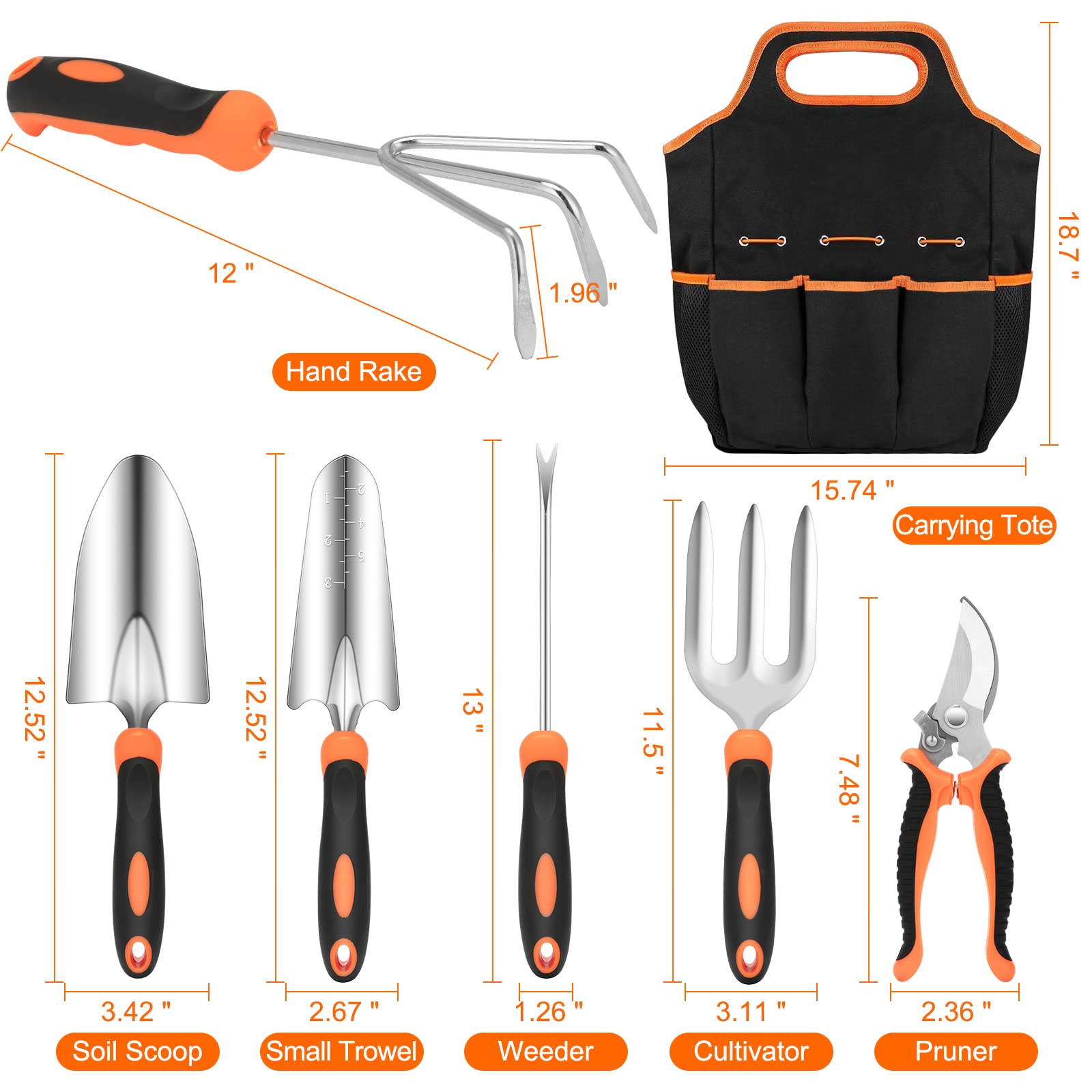 Large trowel from CHRYZTAL Gardening Tool Set