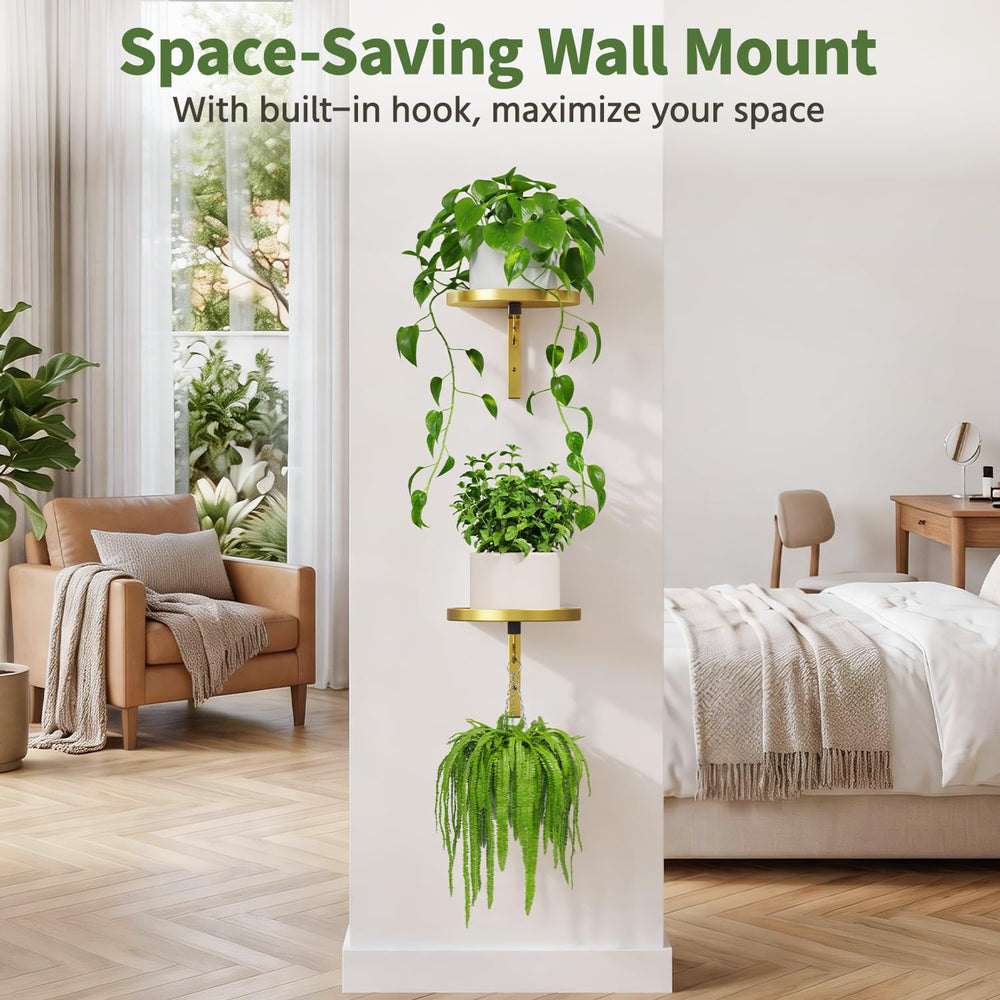 LASZOLA plant hanger with multiple plants displayed