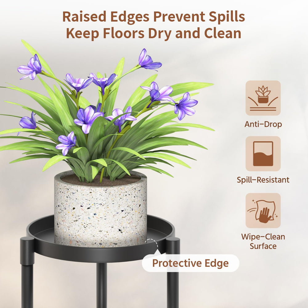 LASZOLA plant stand with decorative plants in a corner