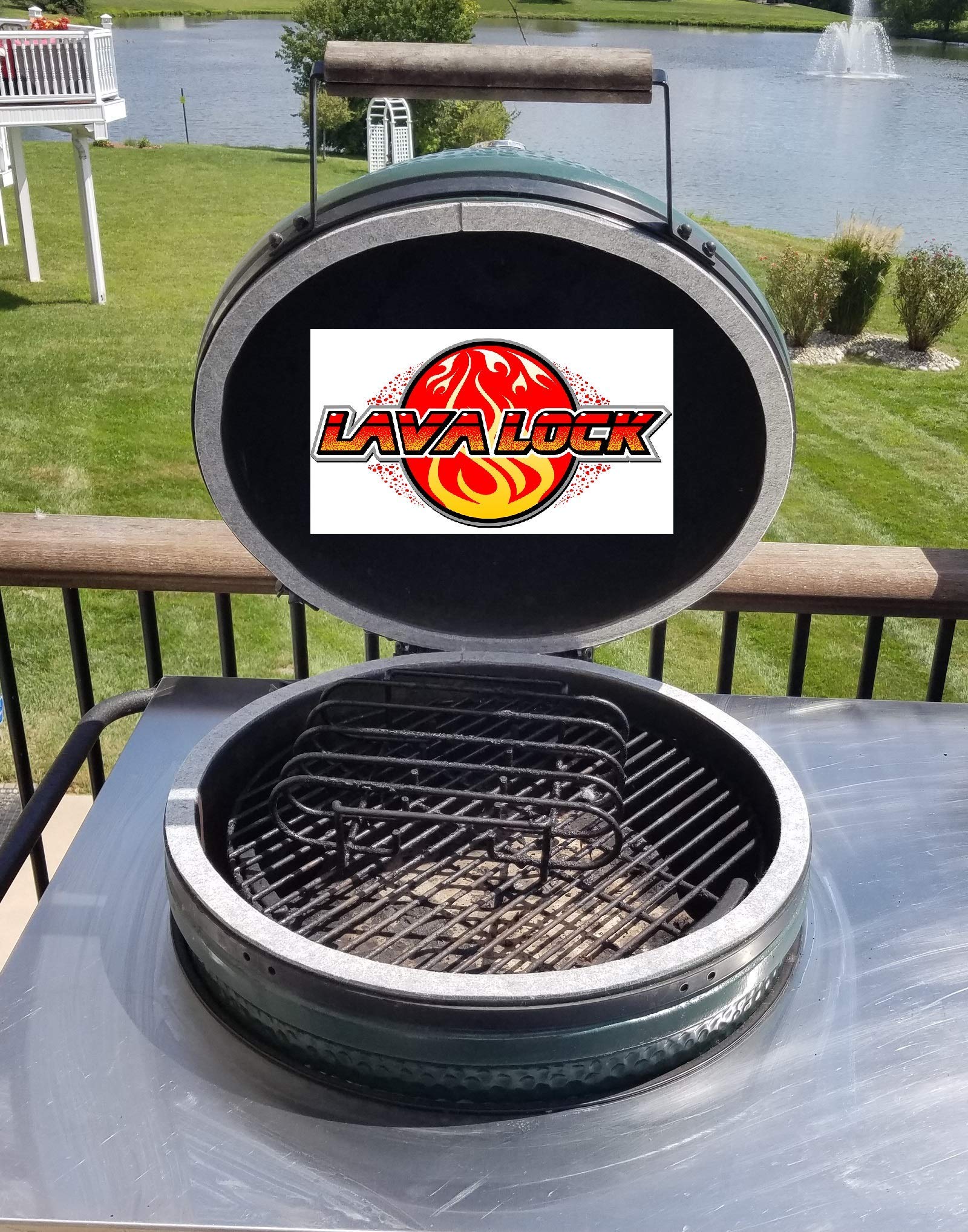 LavaLock Gasket Kit installation finished on Big Green Egg