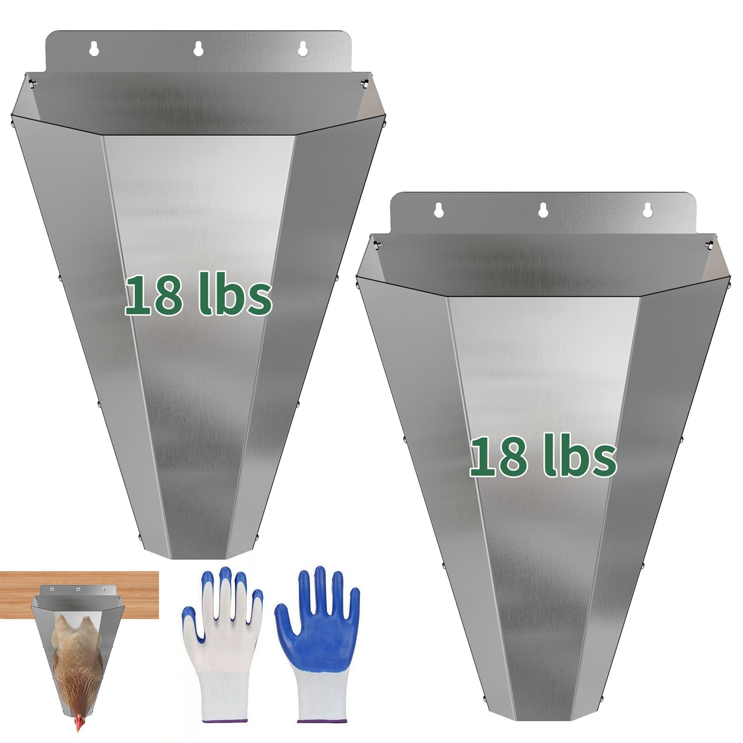LavviTech Large Chicken Kill Cone packaging with product information