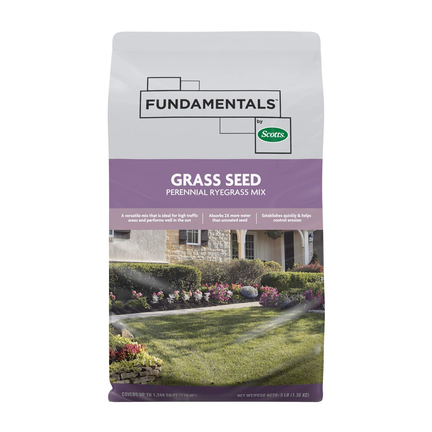 Lawn established with Scotts Grass Seed Perennial Ryegrass Mix