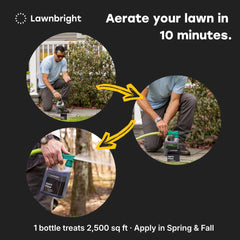 lawnbright Aeroflow Liquid Lawn Aerator 32 oz bottle side view