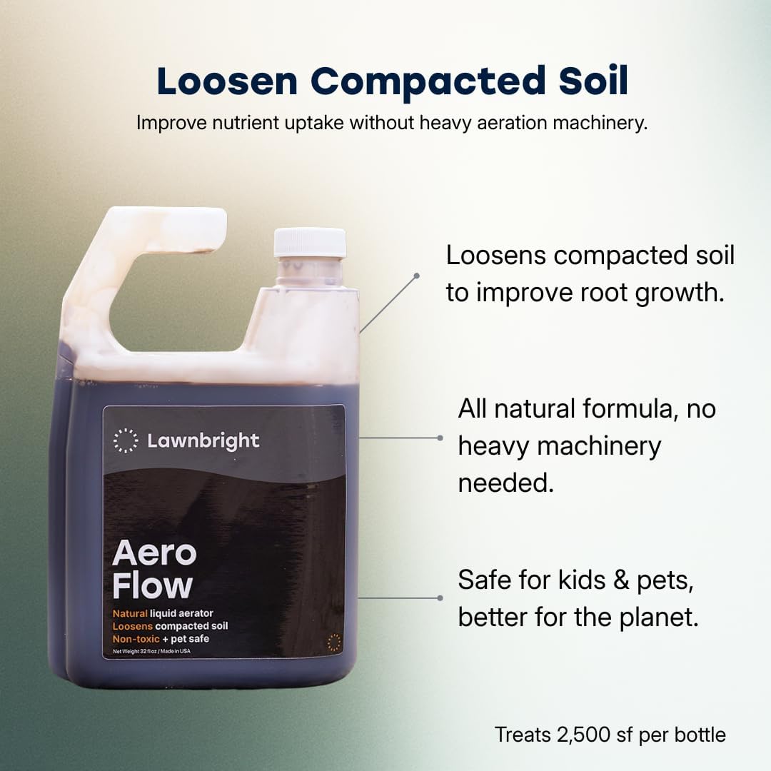 lawnbright Aeroflow Liquid Lawn Aerator hose attachment sprayer