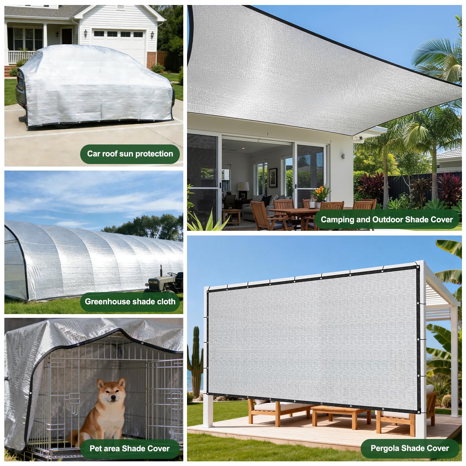 LAWNGO shade cloth packaging and features overview
