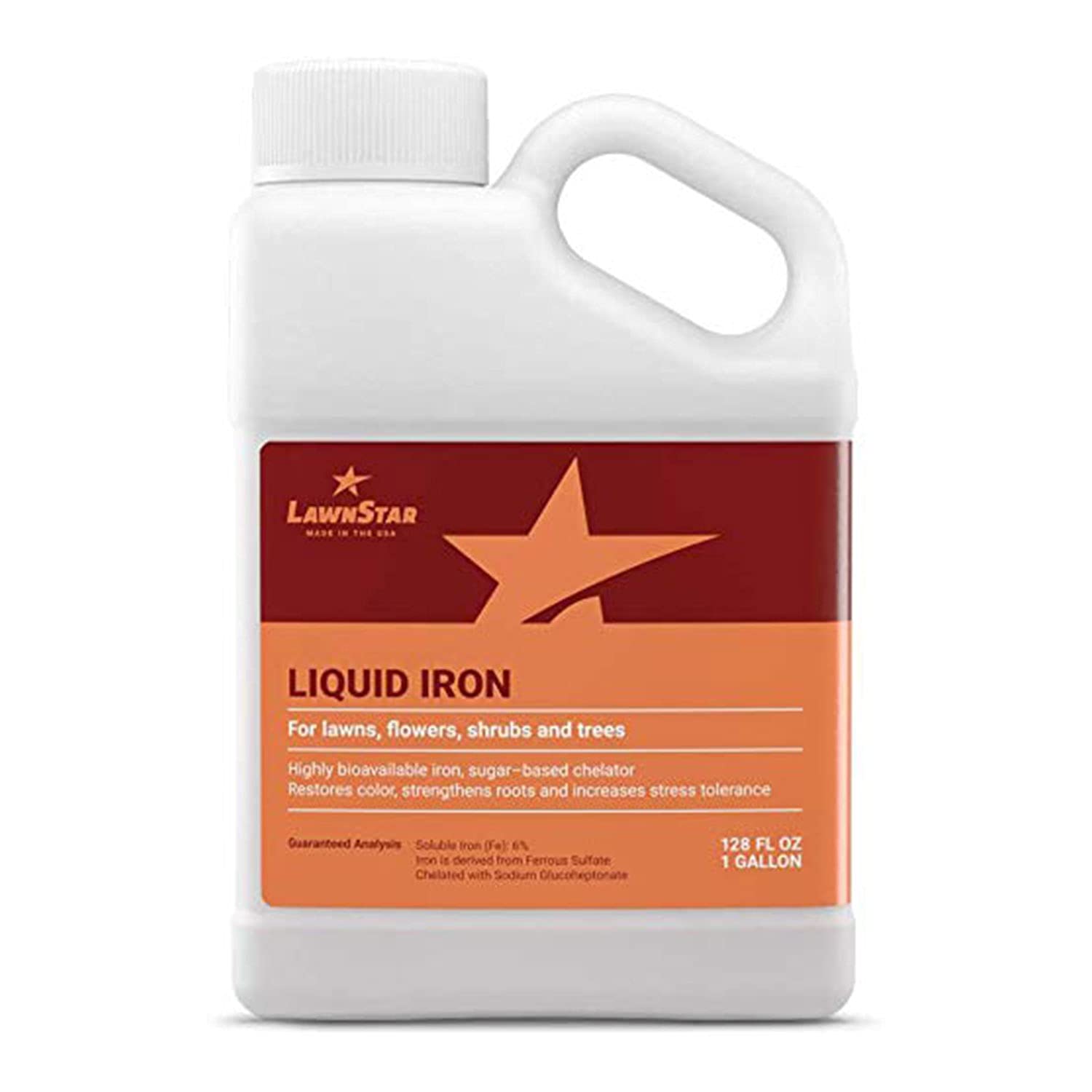 LawnStar Liquid Iron for Lawns 1 Gallon bottle front view