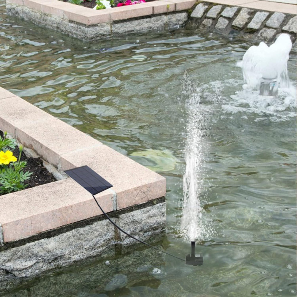 LAWOHO solar fountain pump with 9.84ft cable