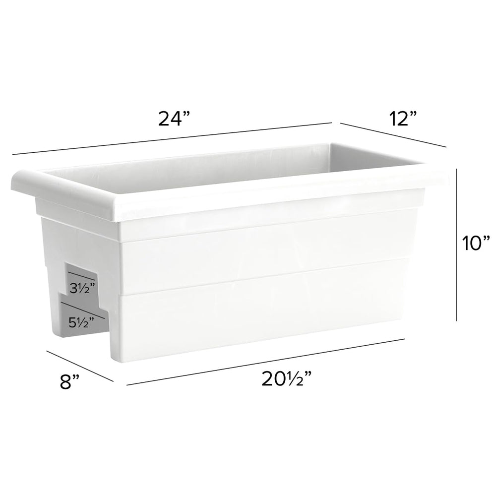 Layered exterior design of the Root & Vessel planter box