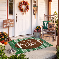 Layered view of Drydiet doormat set on porch