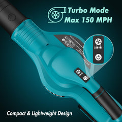 LAZYBOI Leaf Blower ergonomic handle close-up
