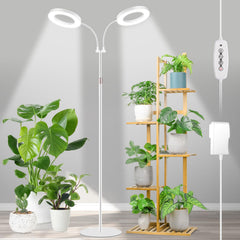 LBW Dual Head Grow Light front view with adjustable height