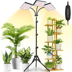 LBW Grow Light for Indoor Plants black model front view