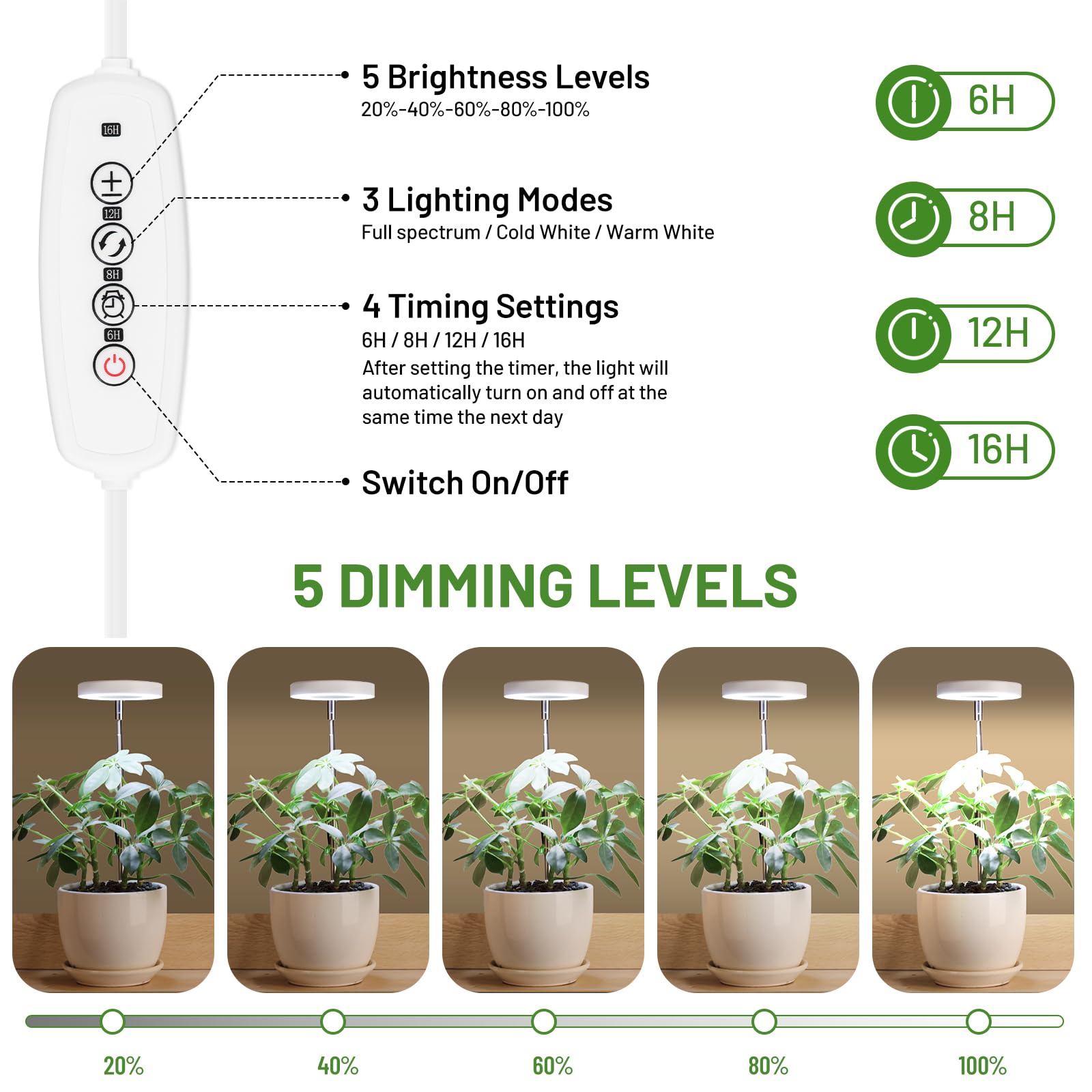 LBW Grow Light pack of two with stand