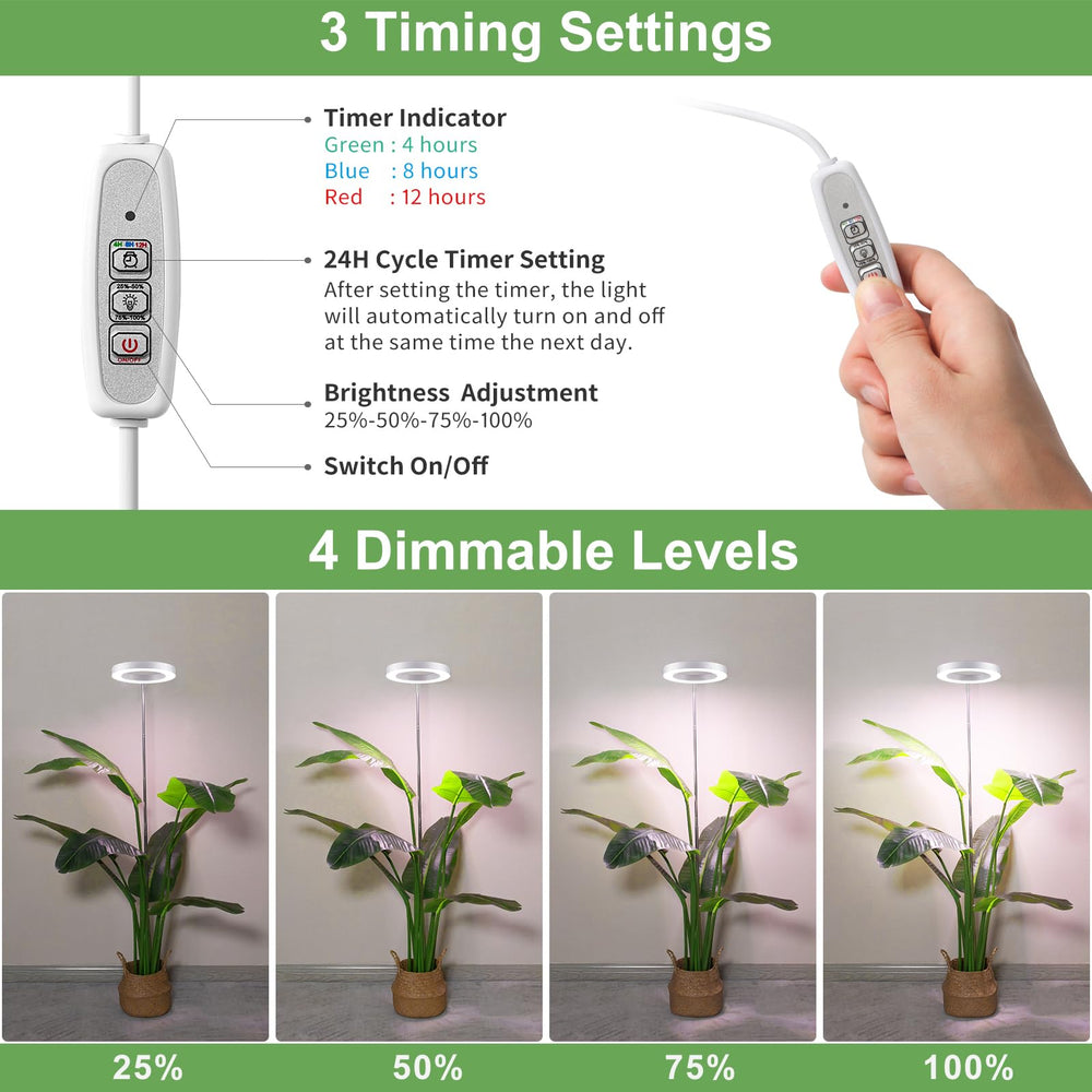 LBW Grow Light's 13ft power cord detail