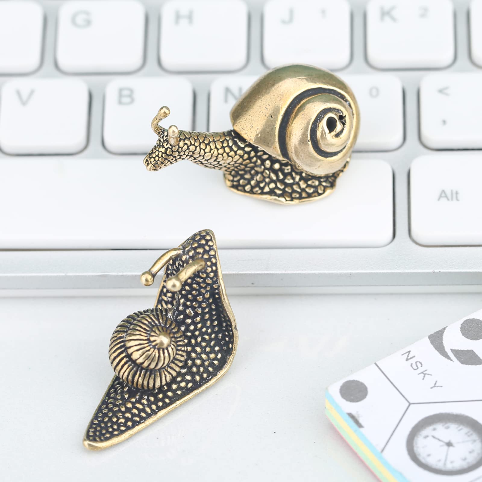 LCCCK Brass Snail Figurines packaged with care