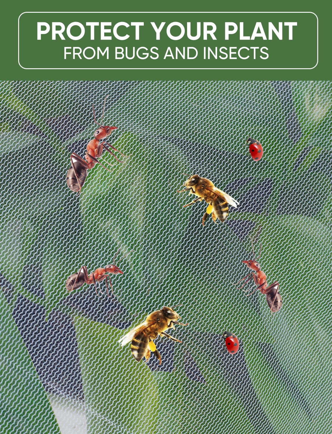 LCHUANG Bird Netting with ultra-fine mesh detail