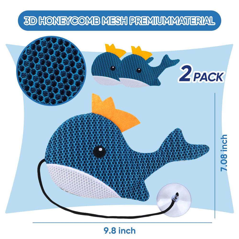 LCHUANG Hot Tub Scum Absorber Whale floating on water surface