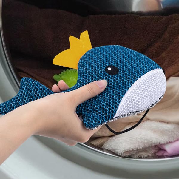 LCHUANG Hot Tub Scum Absorber Whale with cleaning instructions