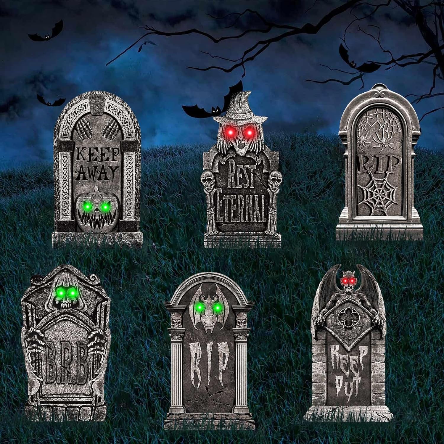 LCHUANG LED glowing eyes used in a Halloween mask