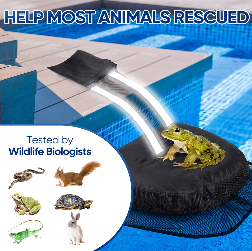 LCHUANG Pool Animal Escape Ramp installation process step