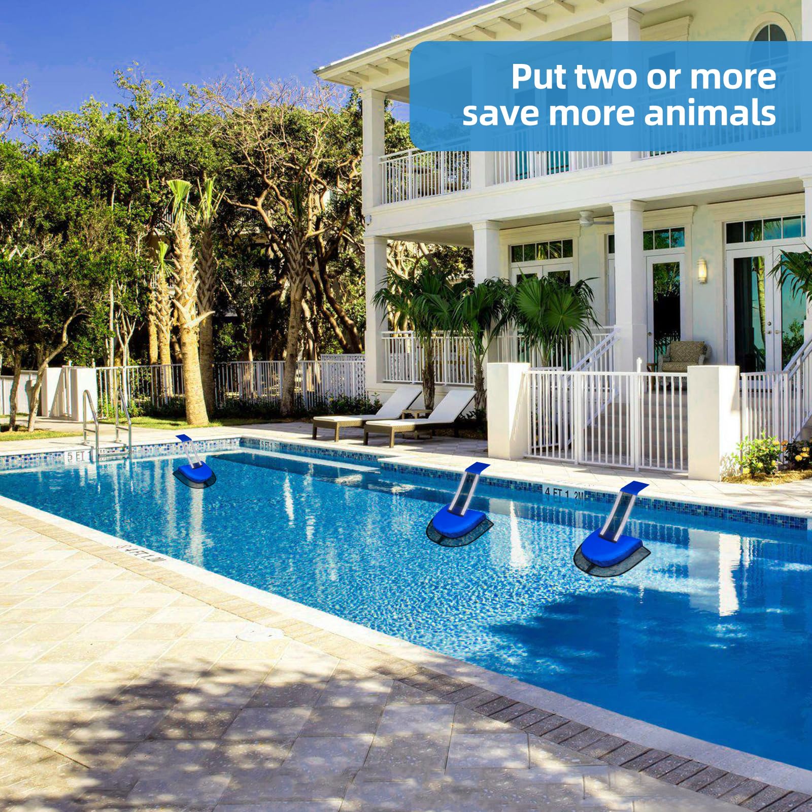 LCHUANG Pool Animal Escape Ramp packaging and included components
