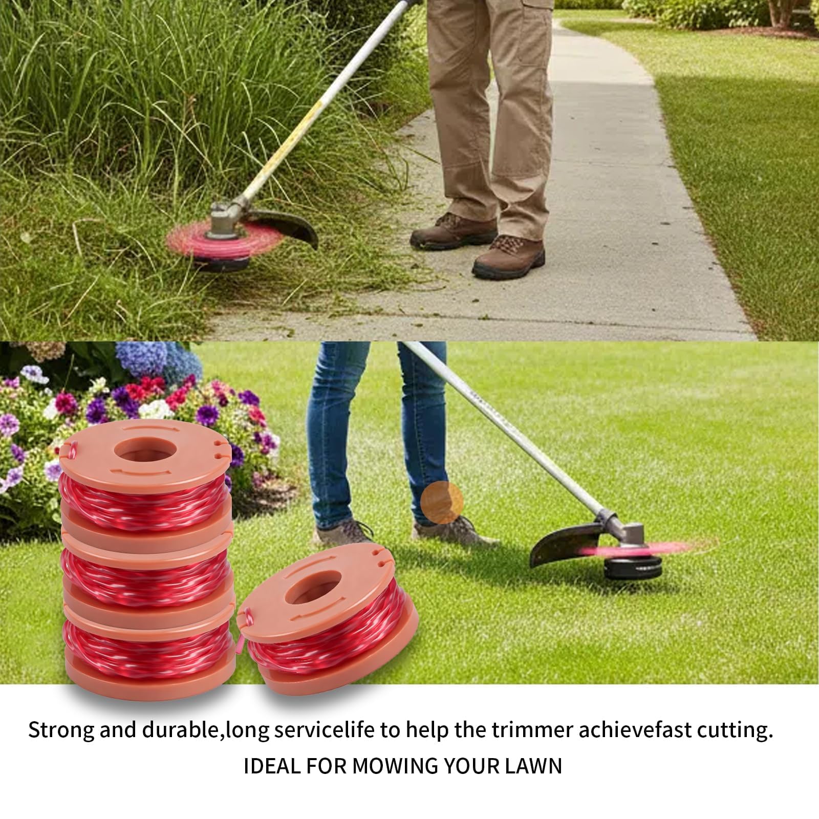 LCJZSET spool line displaying its durability and strength