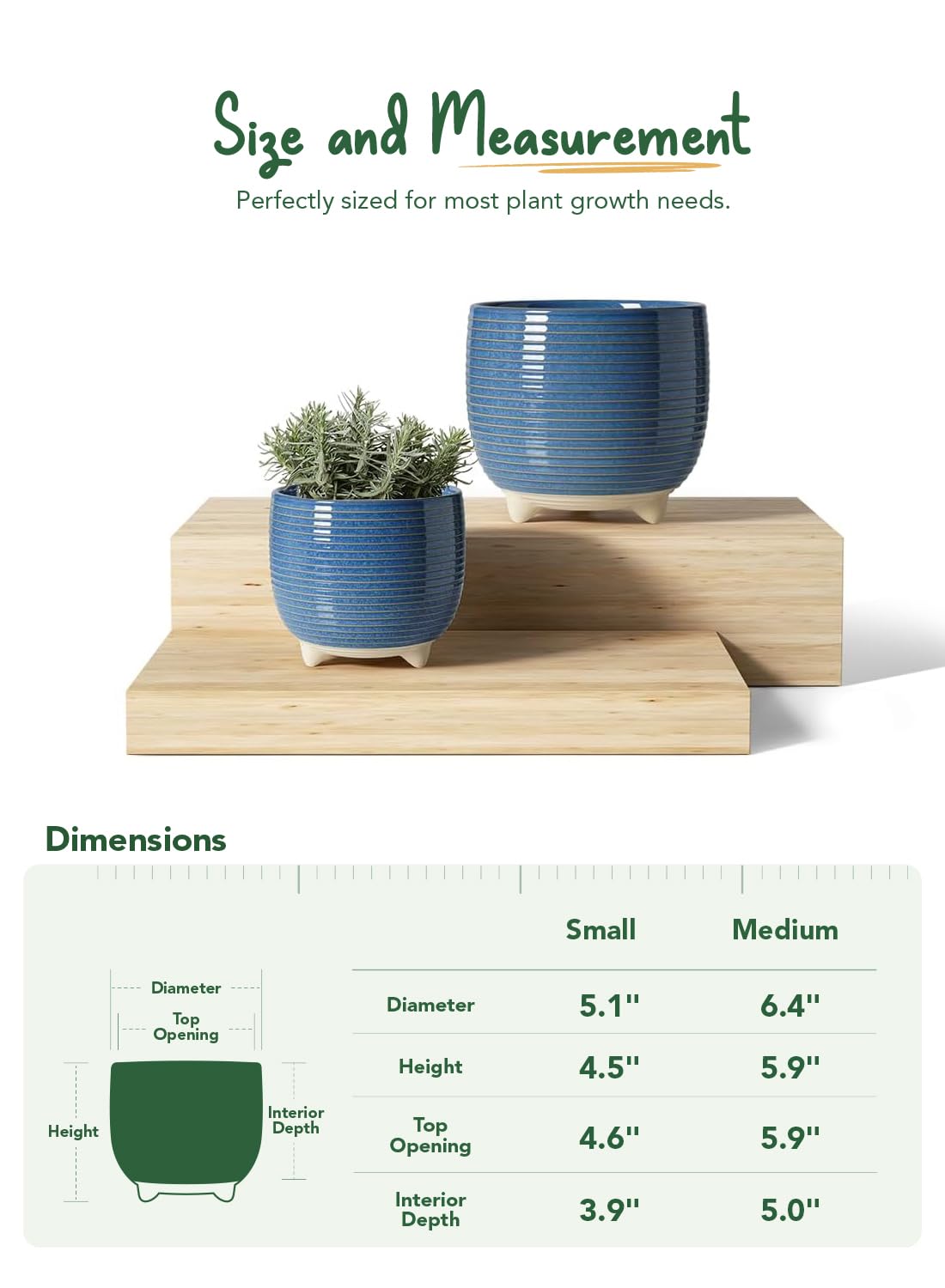 LE TAUCI ceramic pots on a modern shelf display