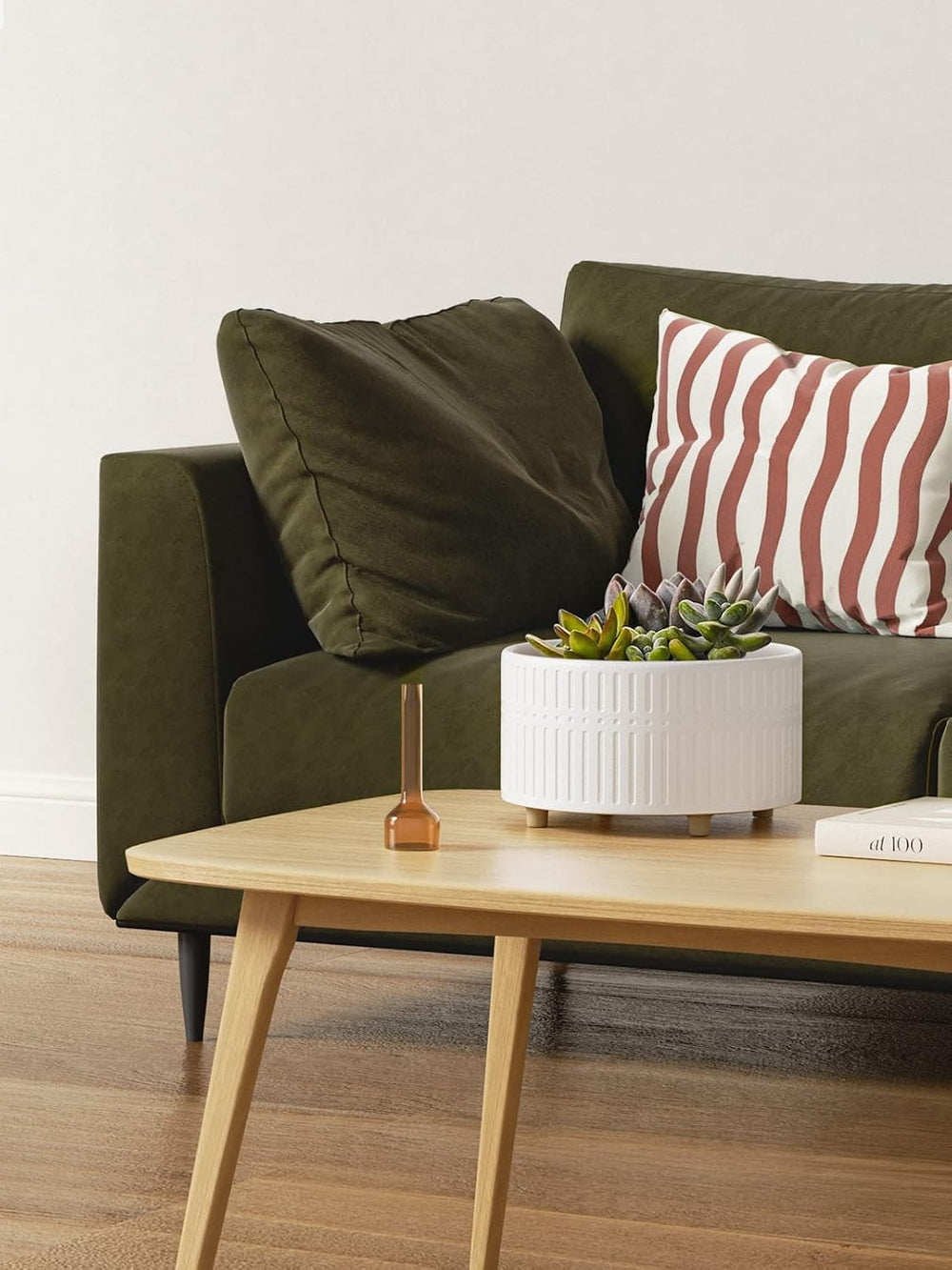 LE TAUCI ceramic pots showing the textured matte glaze