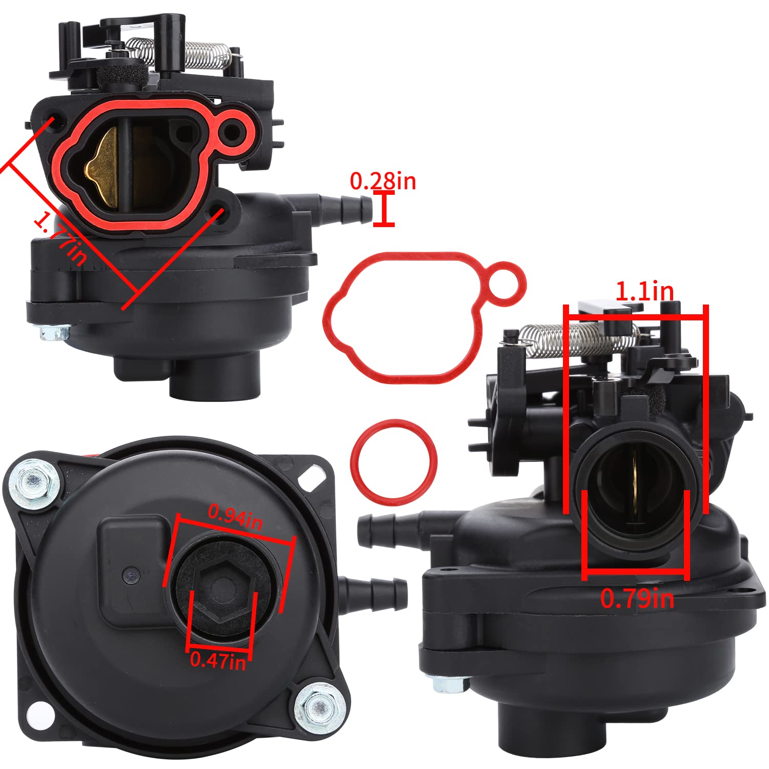 LEADRISE 799584 Carburetor with lawn mower parts for compatibility