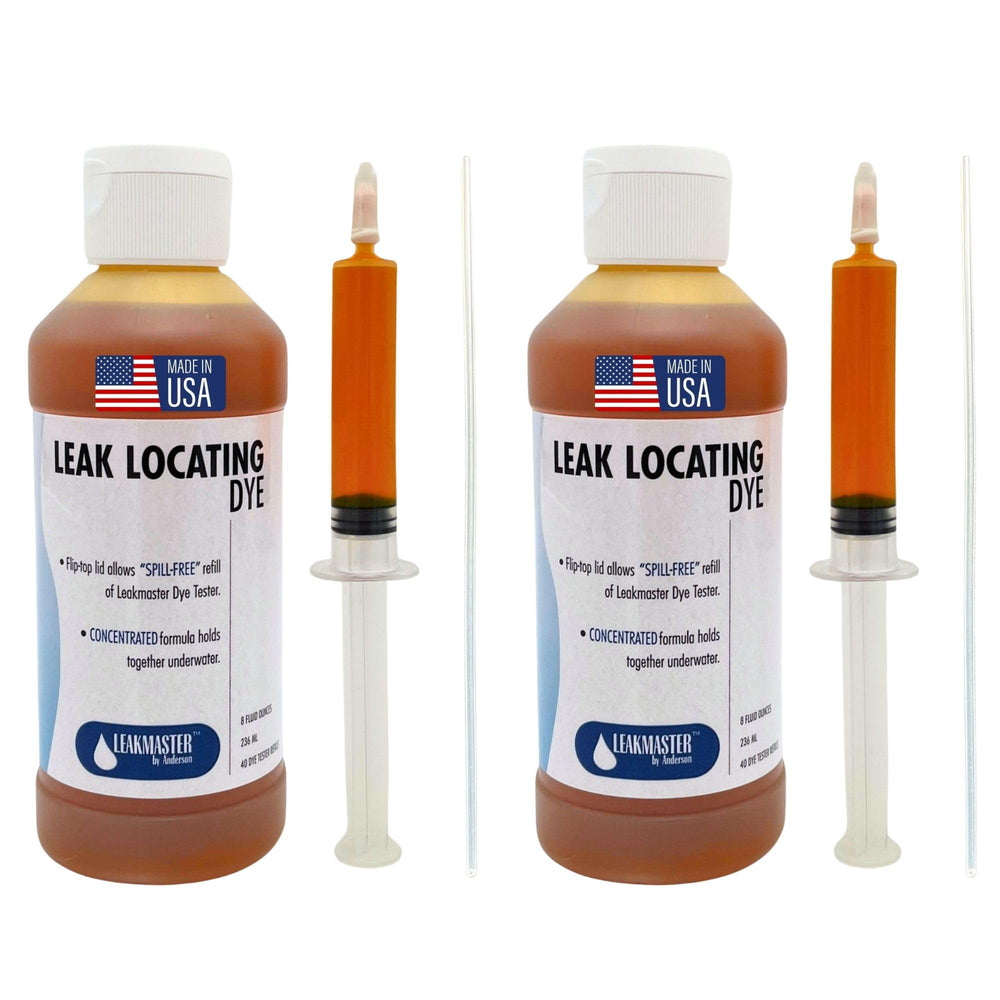 Leakmaster Pool Leak Detection Kit 8 oz Yellow Dye and Syringe