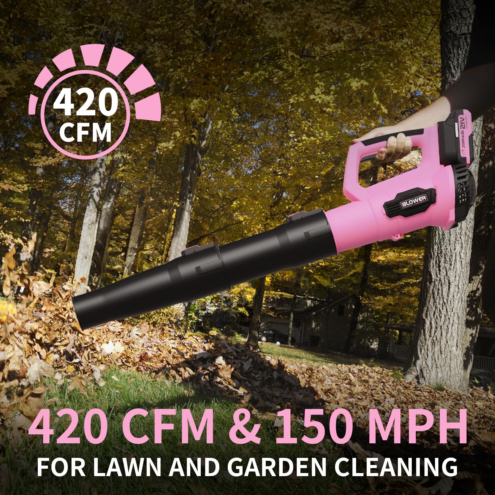 LEAPUL Leaf Blower lightweight design in hand