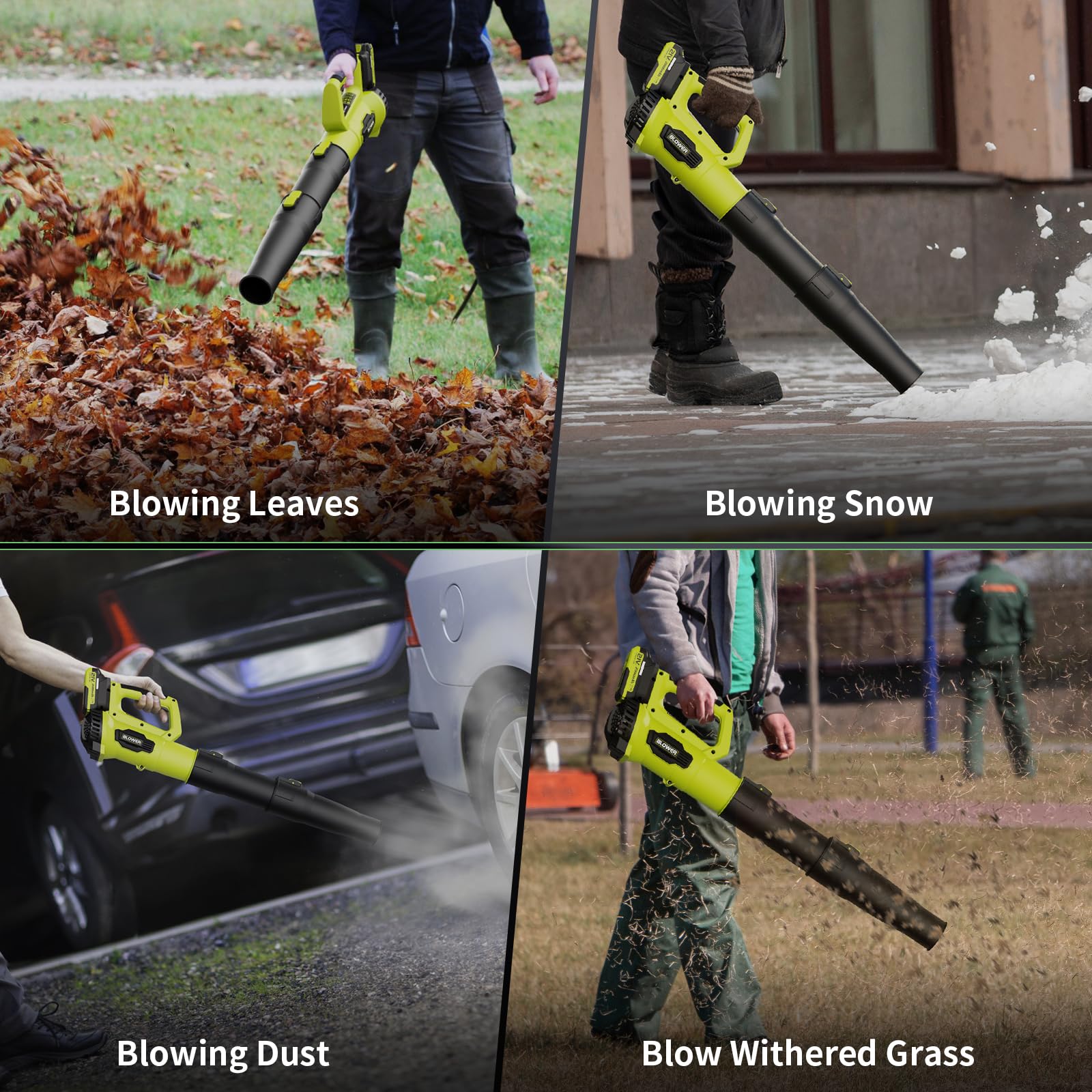 LEAPUL Leaf Blower packaging and contents