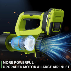 LEAPUL Leaf Blower with battery and charger