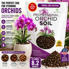 Leaves and Soul Orchid Soil Mix bag with detailed label