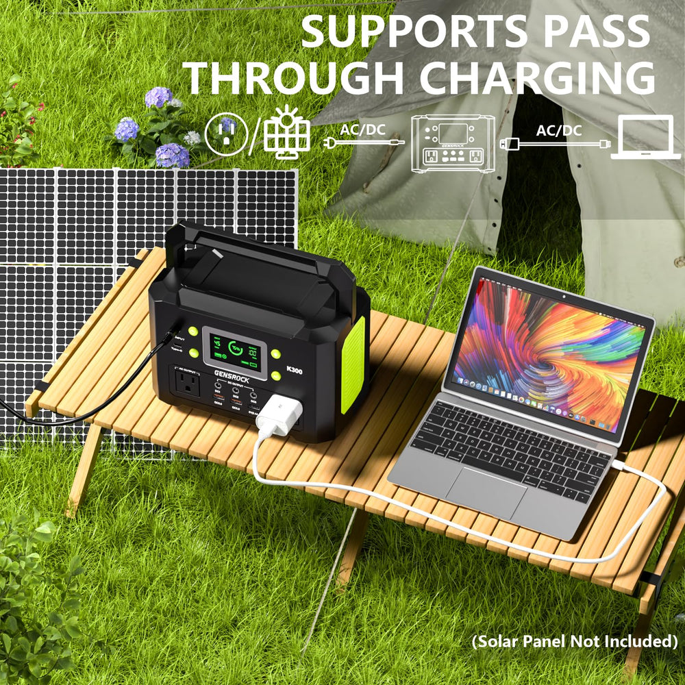 LED flashlight feature of GENSROCK Portable Power Station