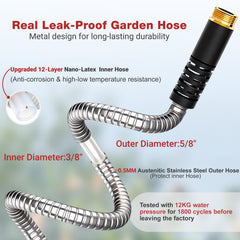Lefree garden hose attachment view