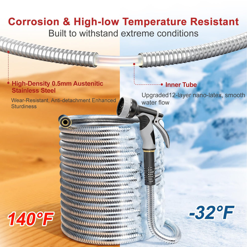 Lefree hose with 10-pattern nozzle attached