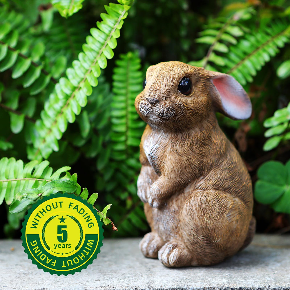 LEGIFO Bunny Decor Set of 3 Resin Garden Statues, packaged in Styrofoam
