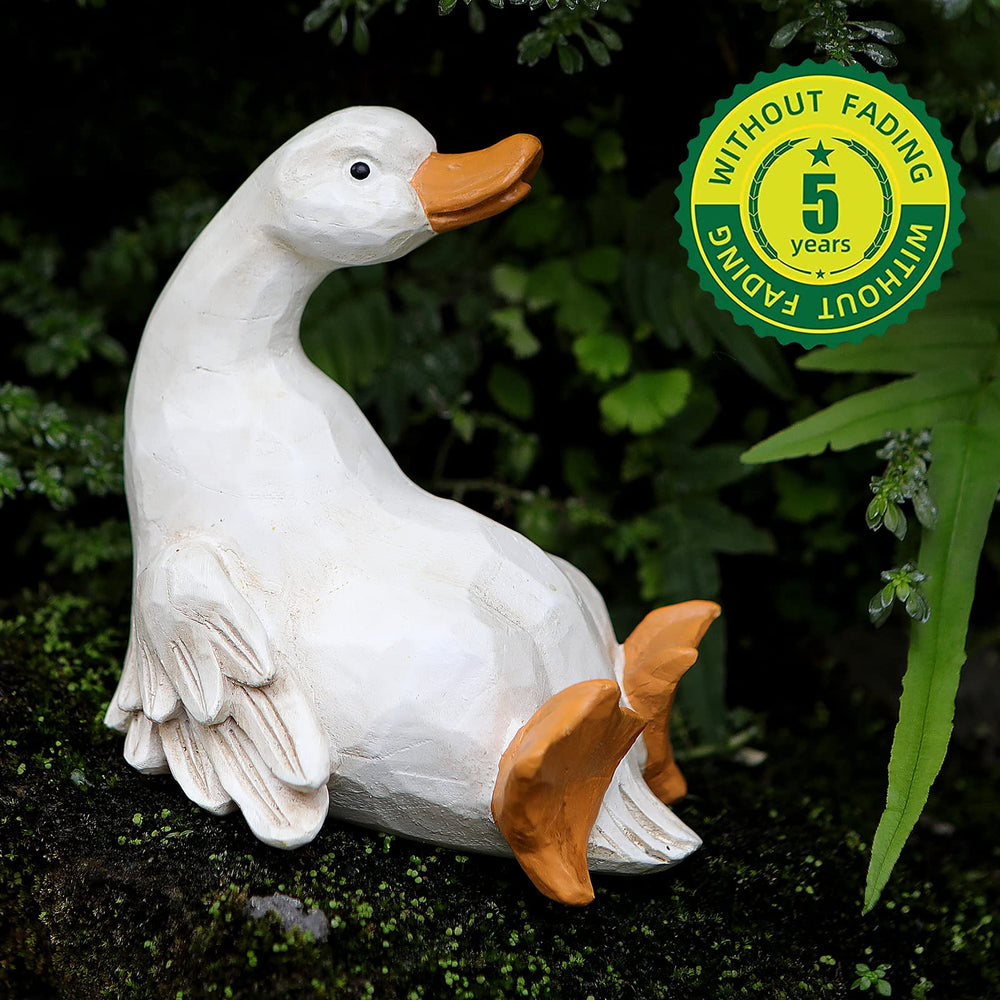 LEGIFO Duck Statues displayed on patio